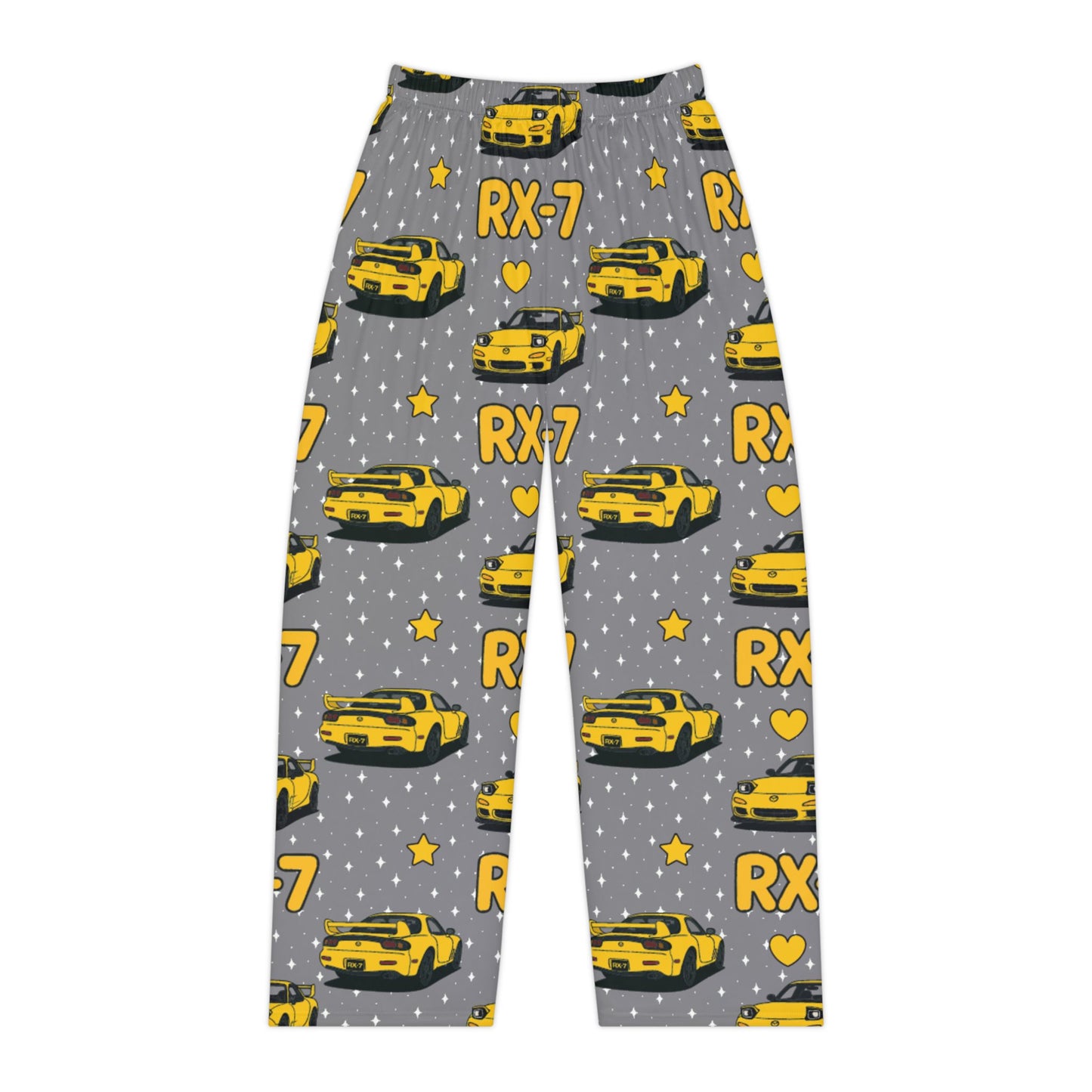 RX-7 Women's Pajama Pants - Yellow - Light Grey