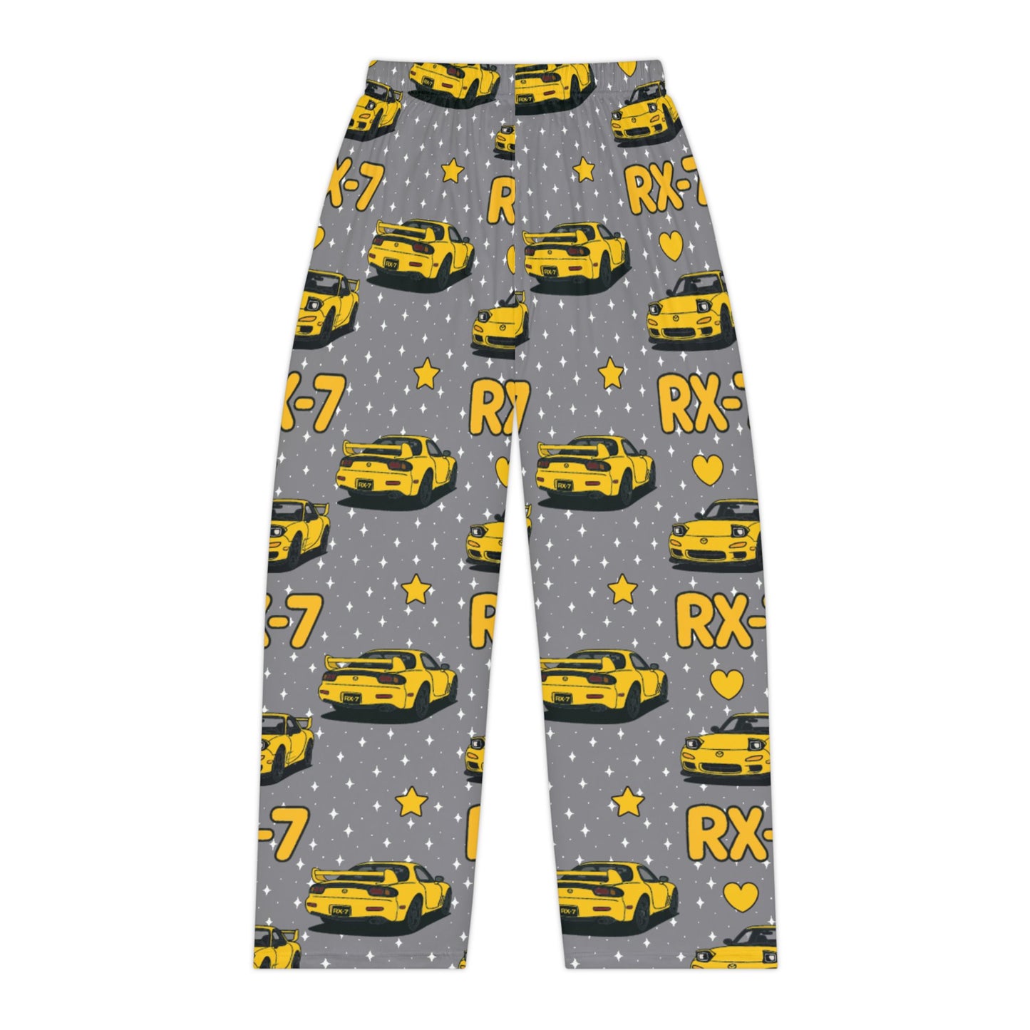 RX-7 Women's Pajama Pants - Yellow - Light Grey